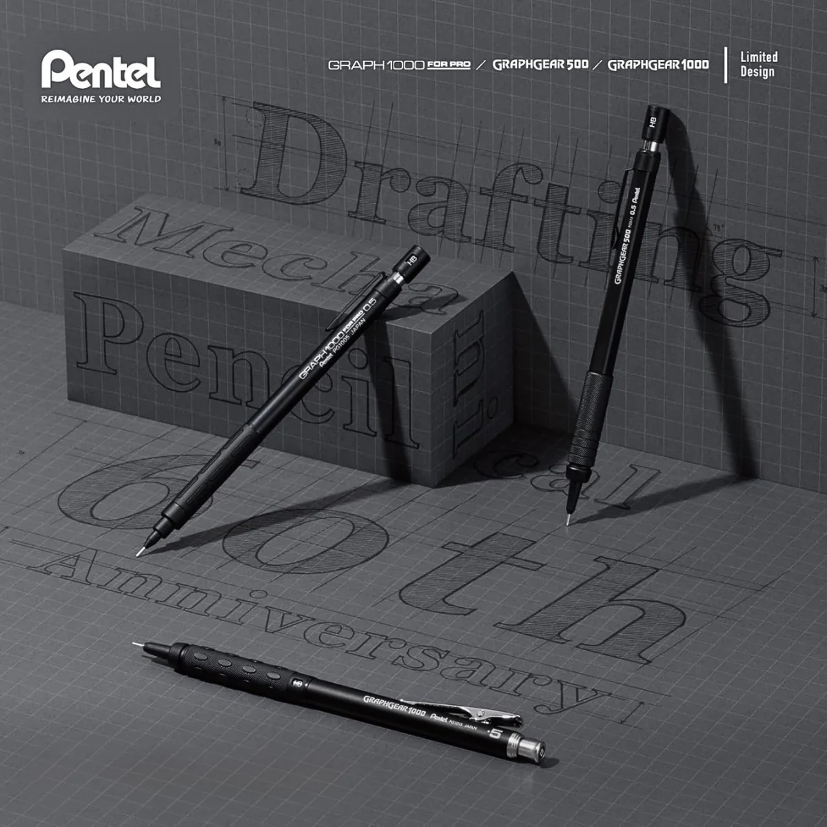 Pentel Graph Drafting Mechanical Pencil – 60th Anniversary Limited Edition