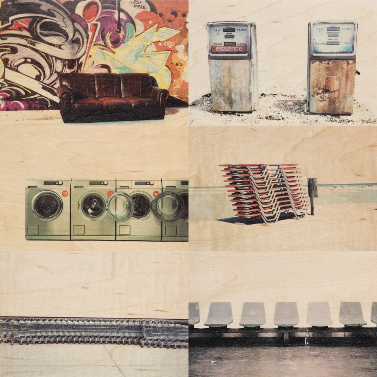 WOODHI Wooden Postcard - Photos Transats - Image 2