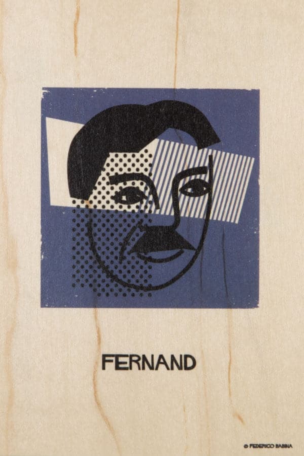WOODHI Wooden Postcard – Portrart Fernand