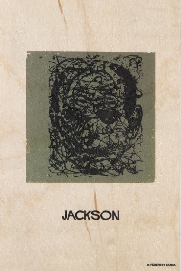 WOODHI Wooden Postcard – Portrart Jackson
