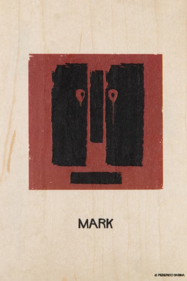 WOODHI Wooden Postcard – Portrart Mark