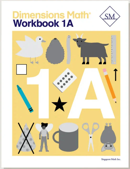 Singapore Math – Dimensions Math Workbook 1A