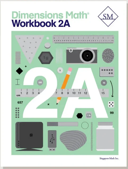 Singapore Math – Dimensions Math Workbook 2A