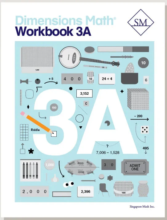 Singapore Math – Dimensions Math Workbook 3A