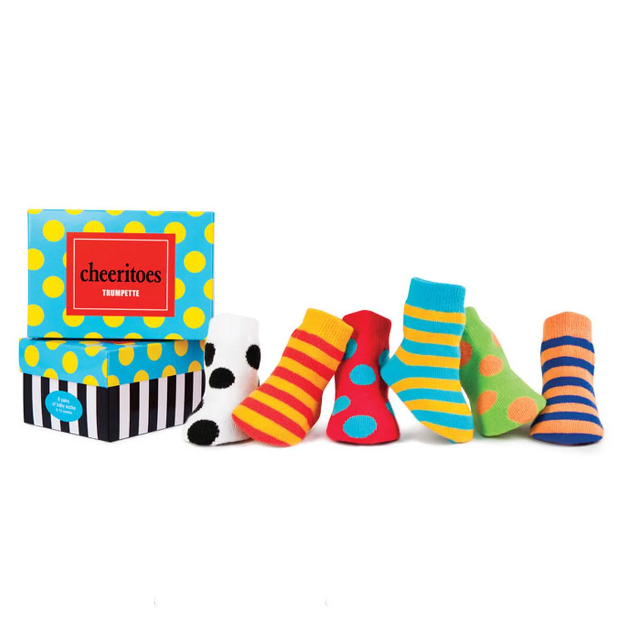 TRUMPETTE Cheeritoes Baby Socks Pack of 6