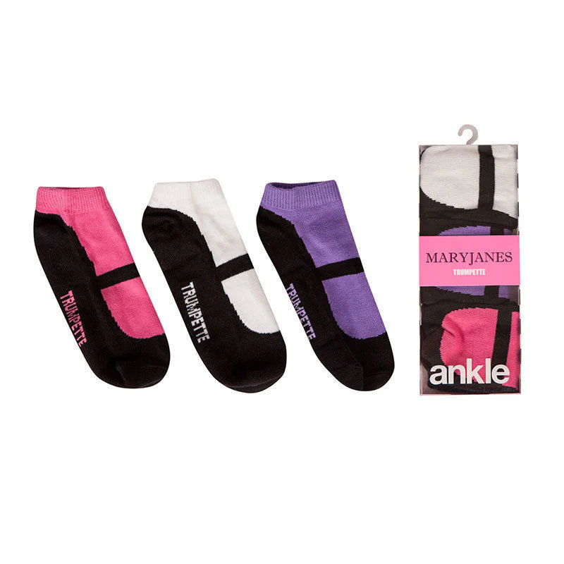 TRUMPETTE MaryJane’s Socks [3-Pair Set]