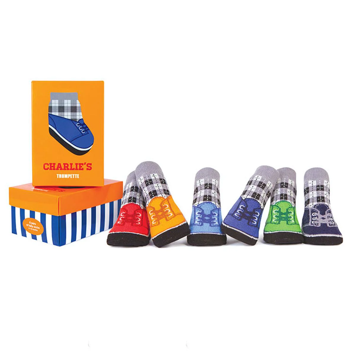 TRUMPETTE Baby Charlie’s Socks Pack of 6