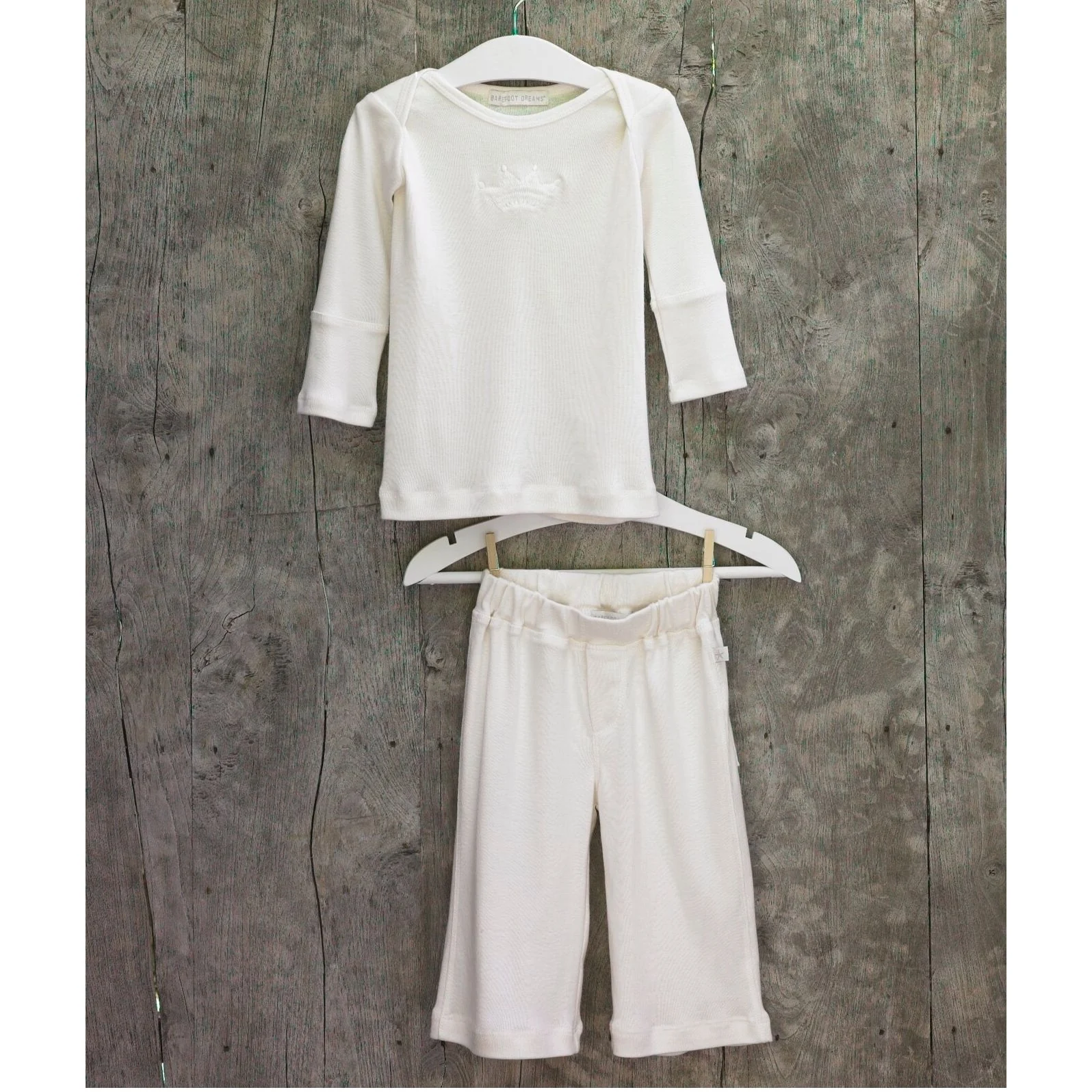 Barefoot Dreams Infant Knit Set – Cream