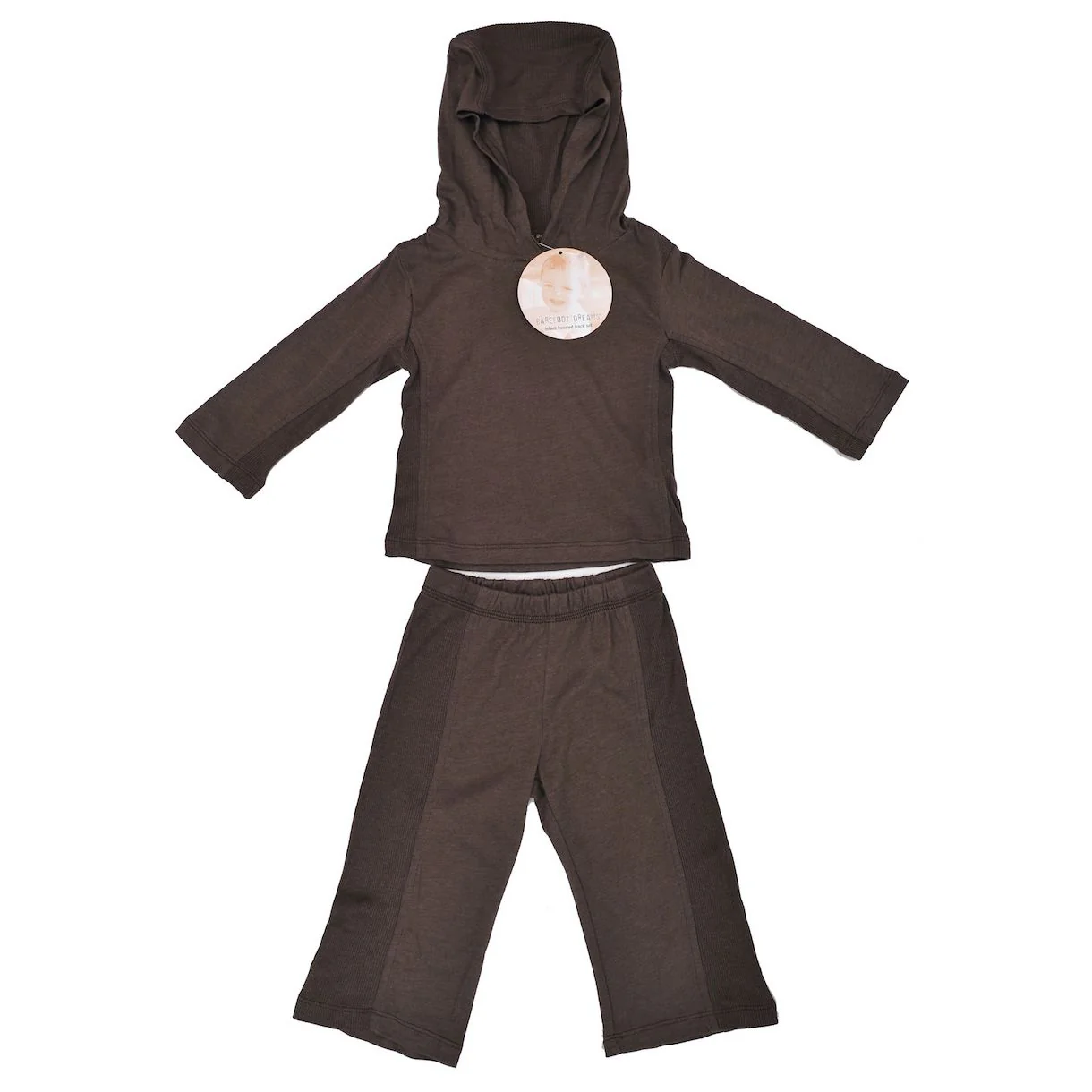 Barefoot Dreams Infant Knit Set 128 Espresso