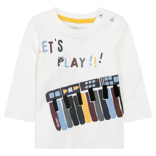 Jean Bourget Let’s Play Graphic T-Shirt in White