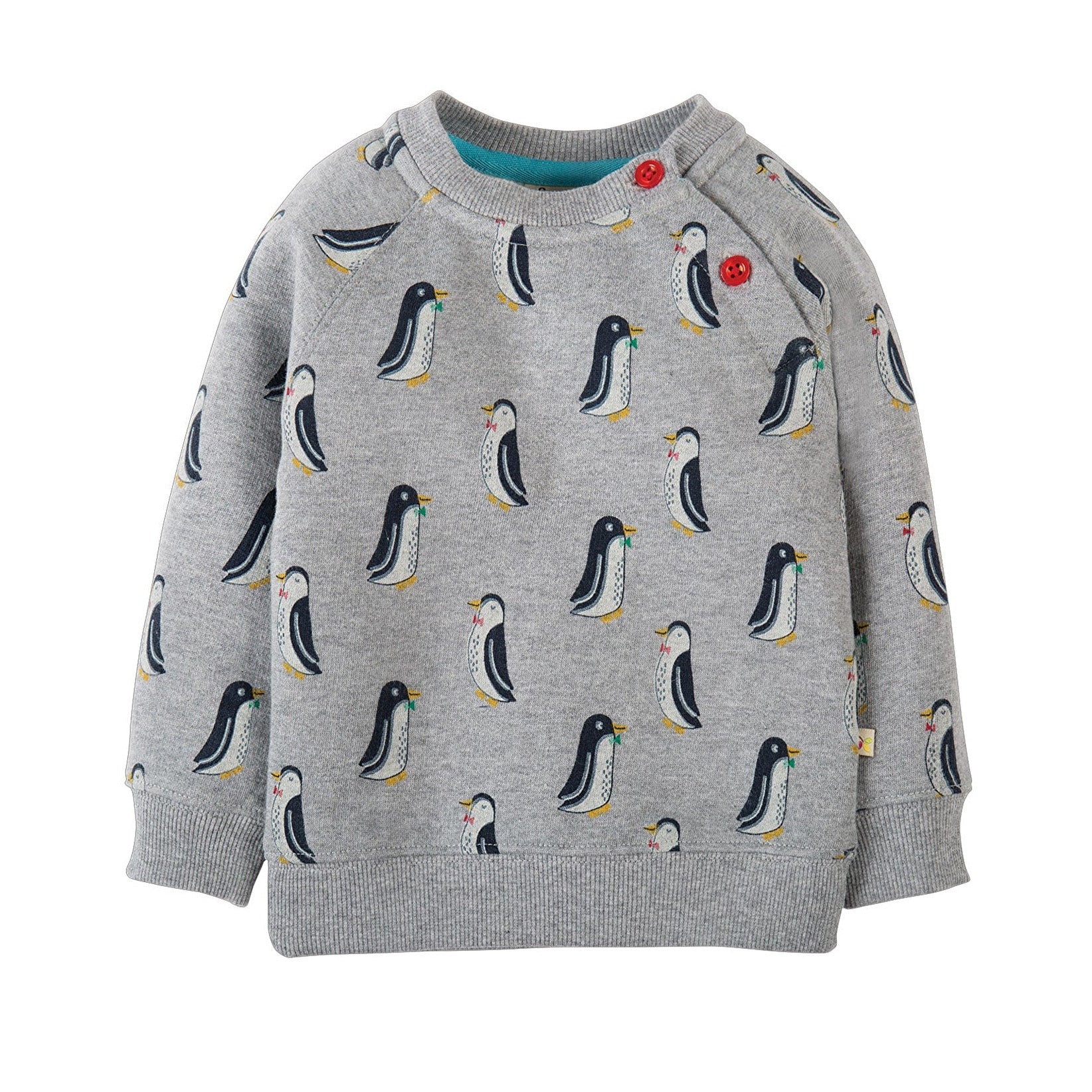 Frugi Baby Kids Penguin Dash Cosy Jumper