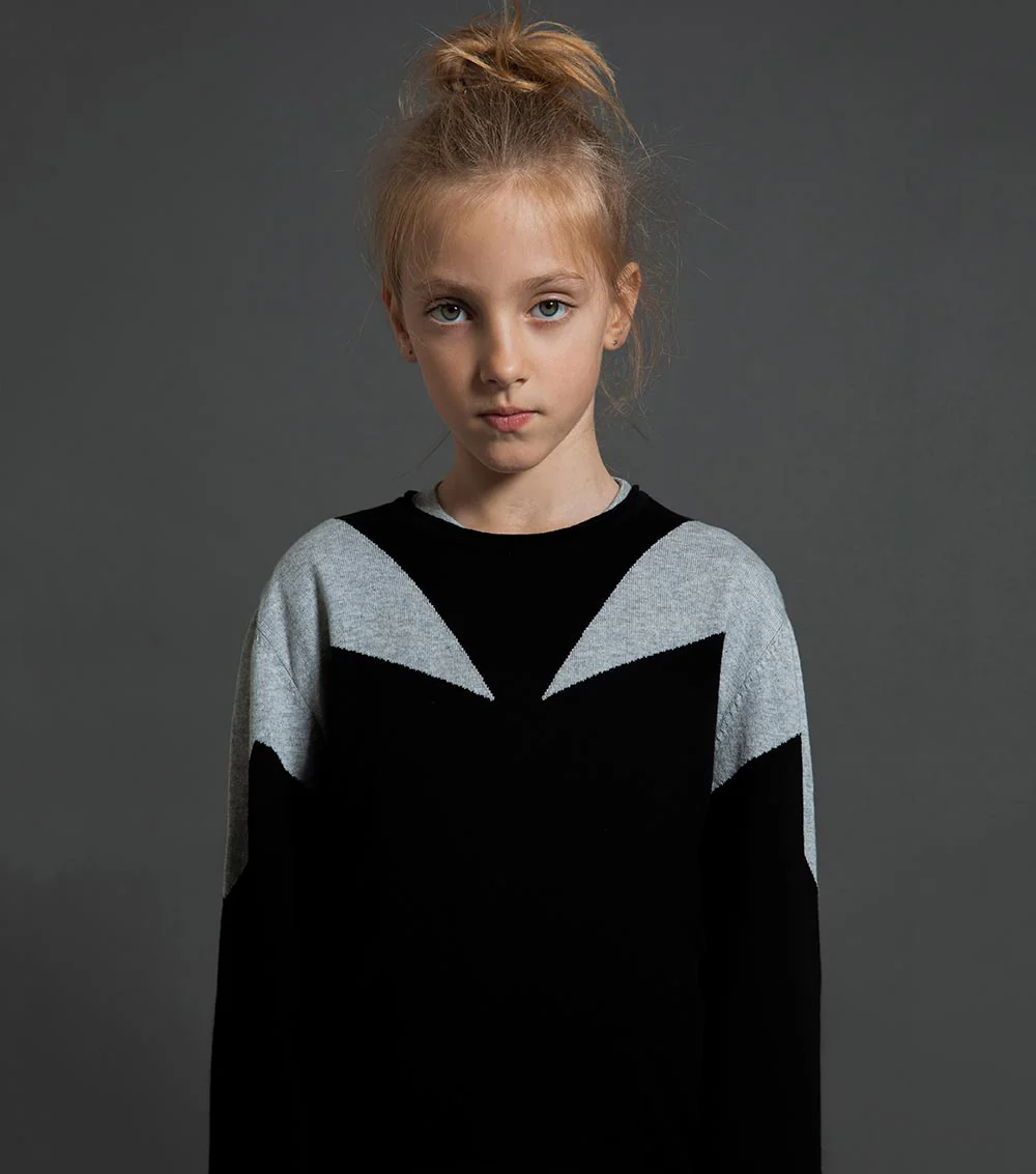 Nununu Kids LIGHT STAR Knit Sweaters – Black