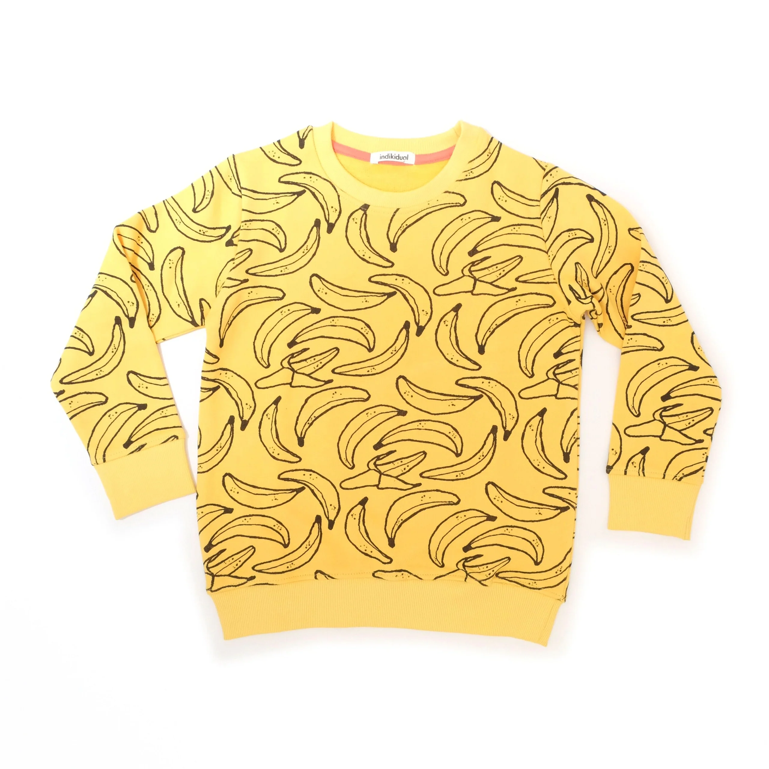 indikidual Kids PLANTAIN Sun / Banana Sweatshirt – Yellow