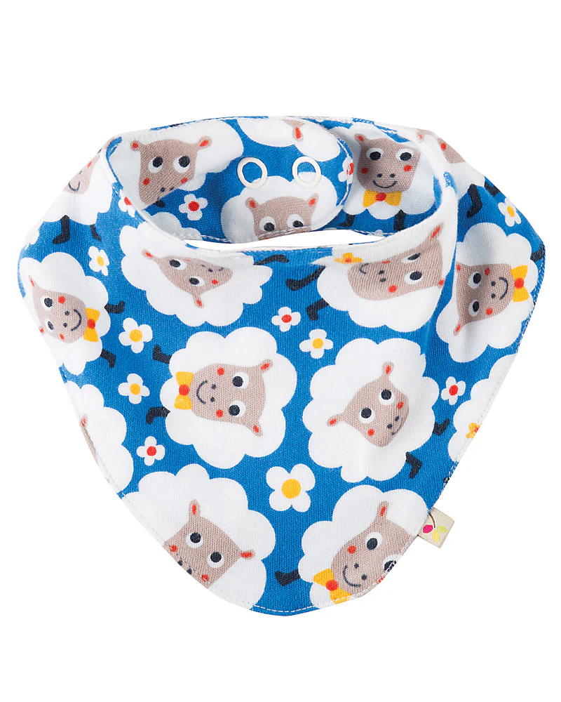 Frugi Baby Dribble Bib – Baa Baa Sheep