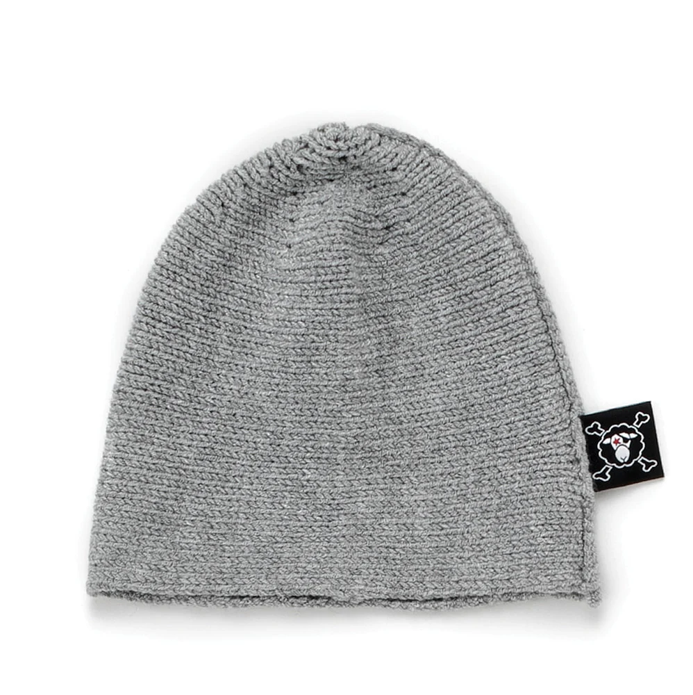 Nununu Kids Baby KNIT Hat in Heather Grey – 6M