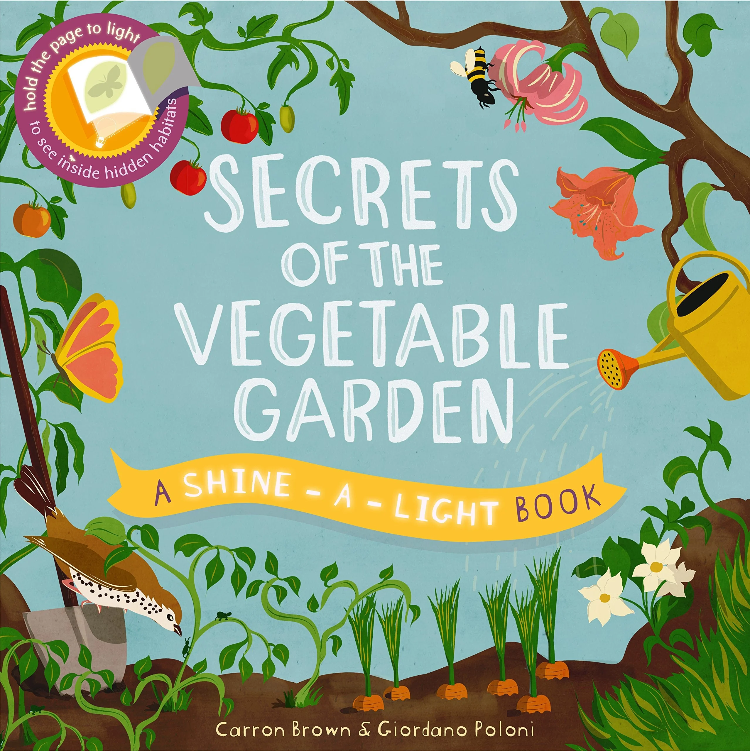 USBORNE Shine-a-Light – Secrets of The Vegetable Garden