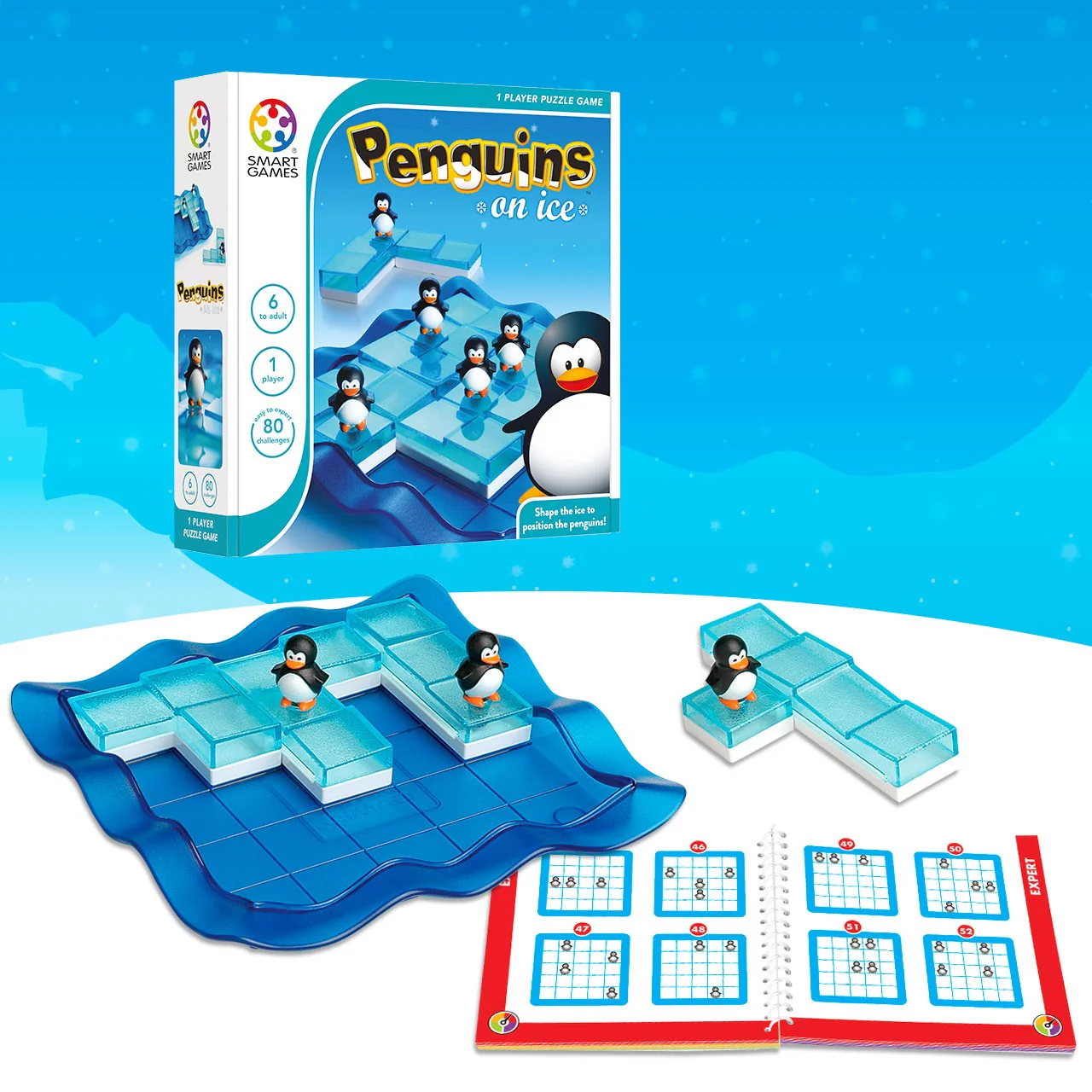 SMART Games Penguins On Ice 3D Puzzle Game Age 6+