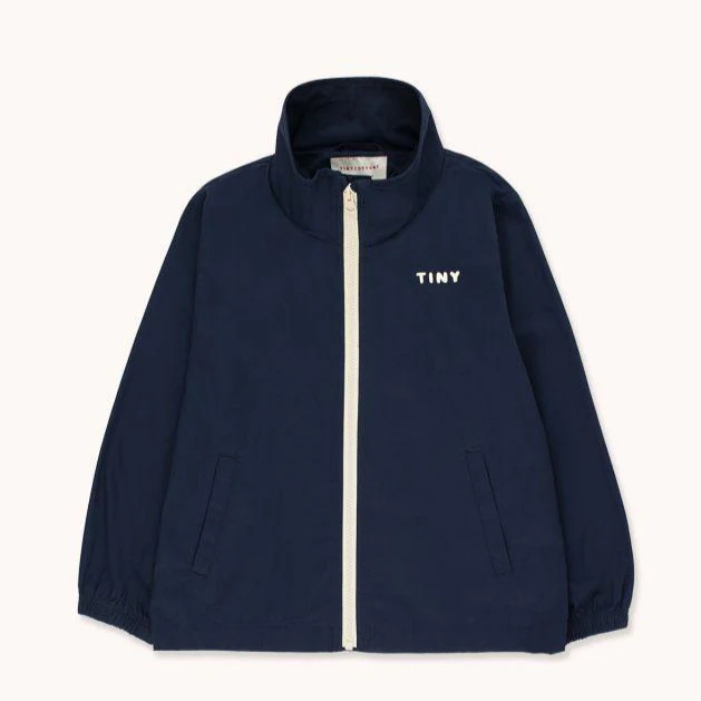 TINYCOTTONS Kids “DFN DOGS” JACKET in light navy/light cream 279