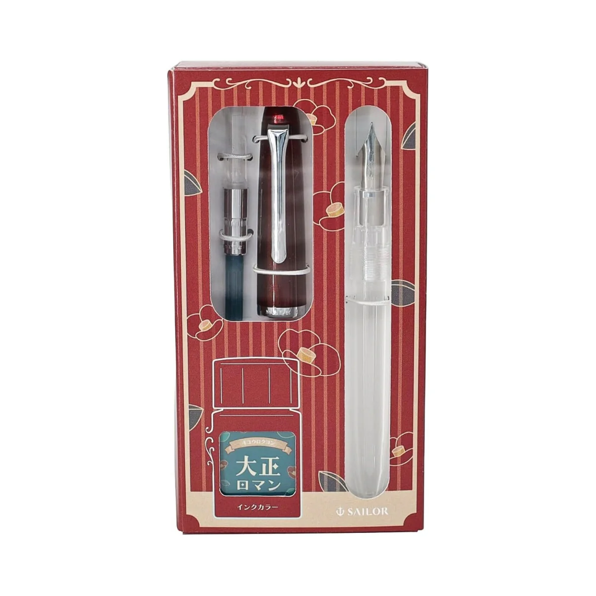 Sailor Profit Junior + 10 Fountain Pen Set – Retro, MF Nib