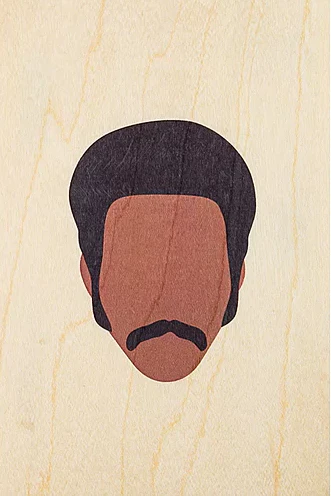 WOODHI Wooden Postcard – 70’s Movie Icons Shaft