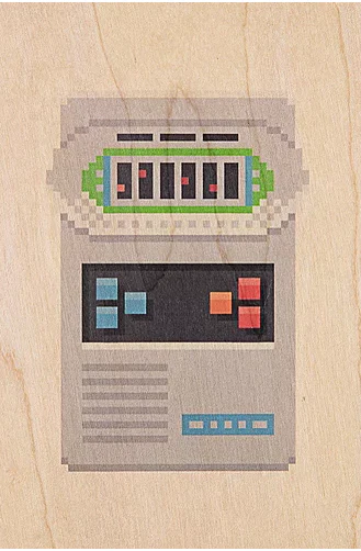 WOODHI Wooden Postcard – Hello 80’s Soccer