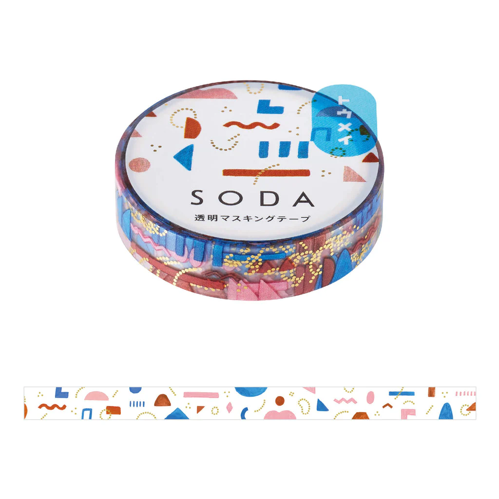 KING JIM SODA Foil Masking Tape – 10mm