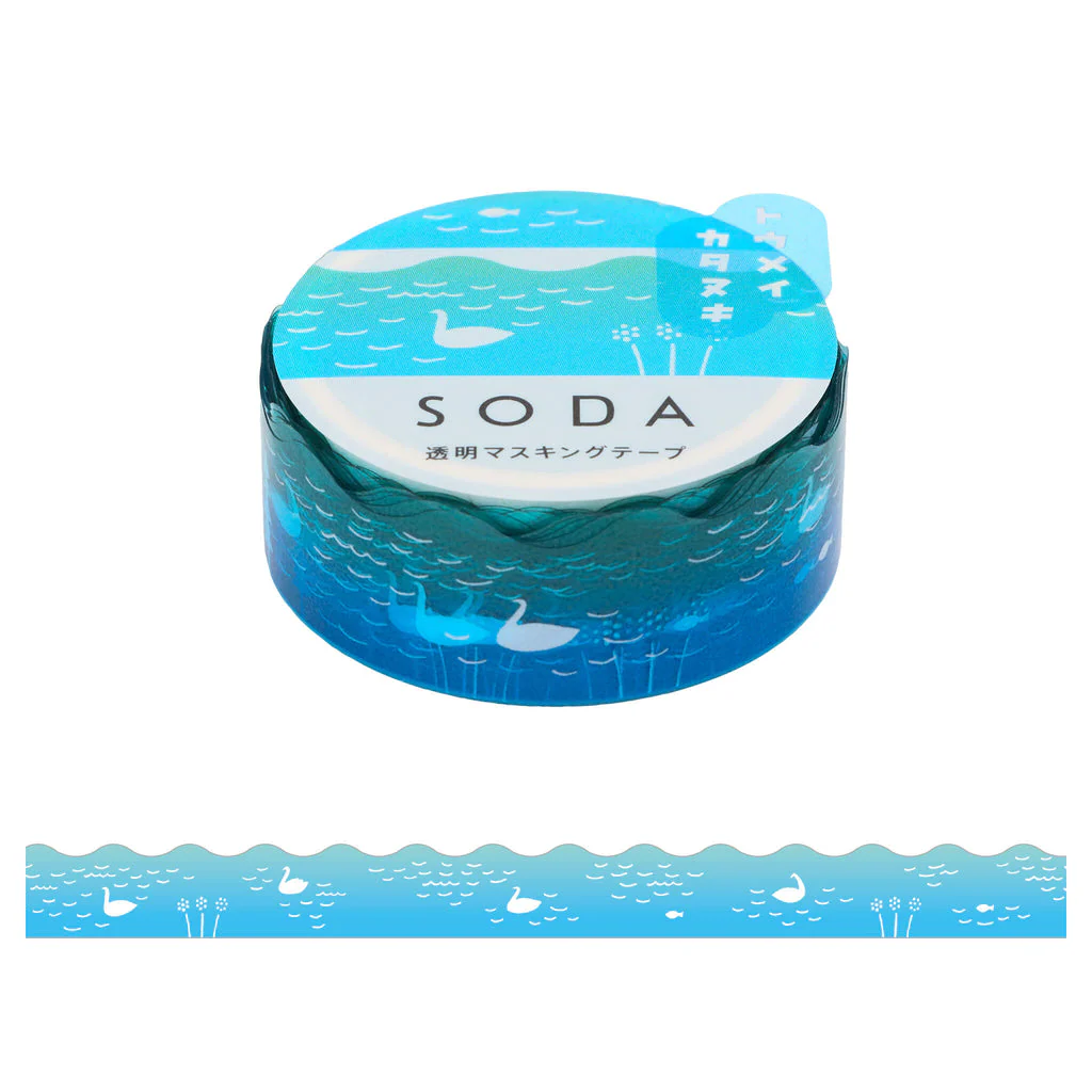 KING JIM SODA Die-Cut Masking Tape – 15mm