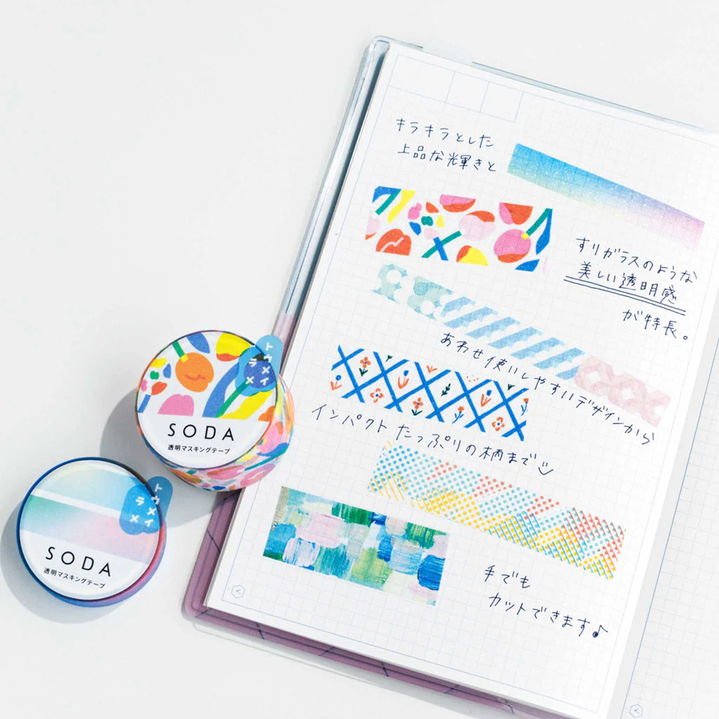 KING JIM SODA Glitter Masking Tape 20mm