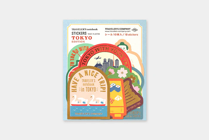 TRAVELER’S Limited Edition Tokyo Notebook Sticker Set