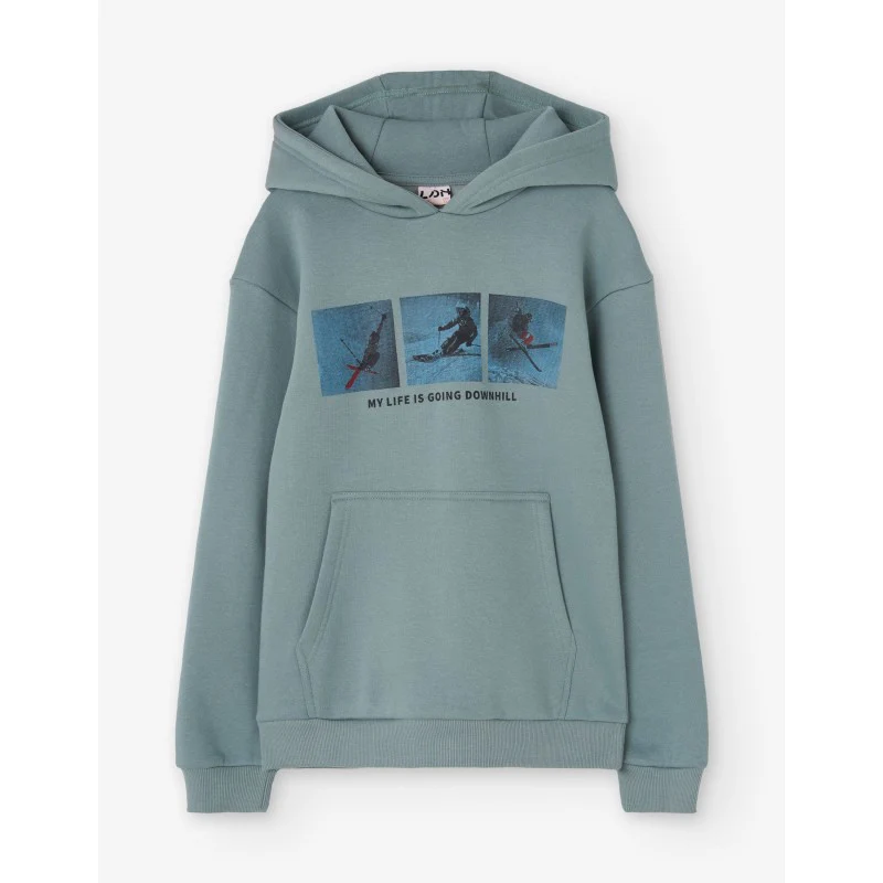 Losan Kids PILLOW Grey Fleece Sweatshirt