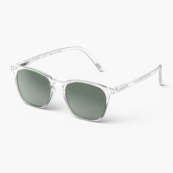 IZIPIZI PARIS Men/Women‘s Polarized Sunglasses in Trapezoidal #E – Crystal
