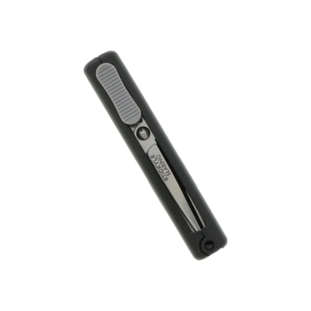 Sun-Star Stickyle Scissor Lefthand Slarino – Black Retractable Compact Scissors