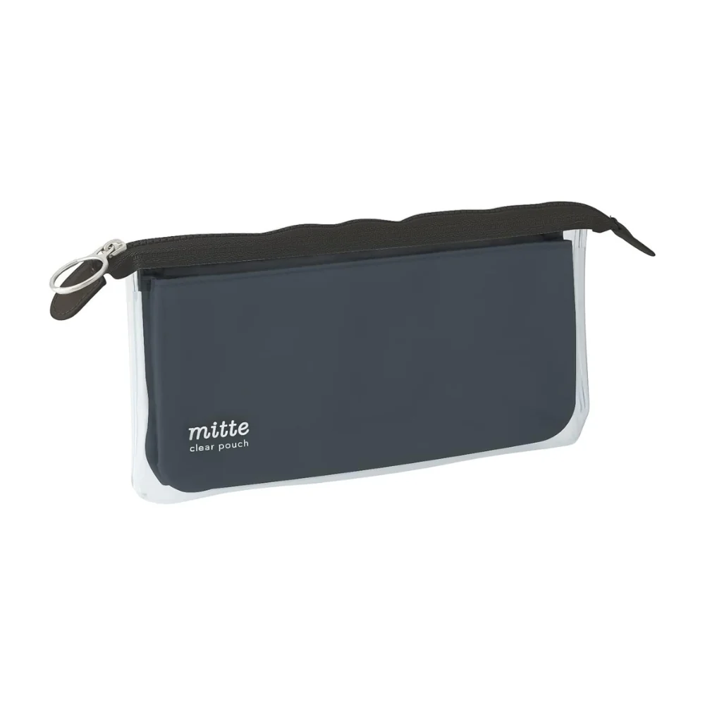 Sun-Star Clear Pouch Mitte Flat Light – Black