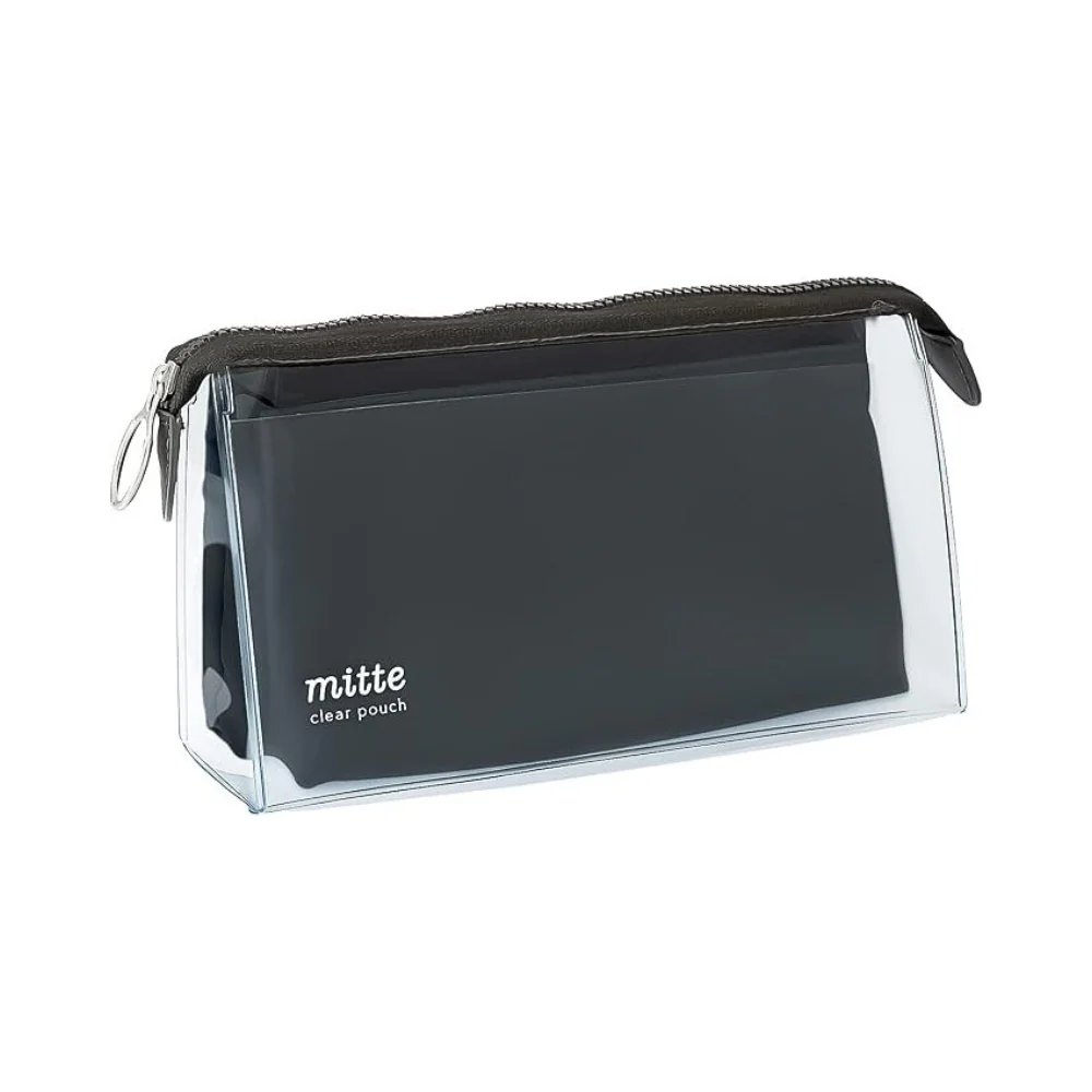Sun-Star Clear Pouch Mitte Gusset – Light Black