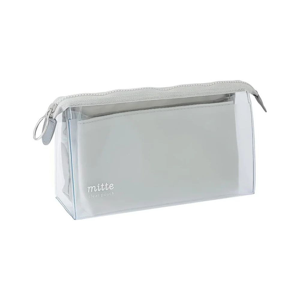 Sun-Star Clear Pouch Mitte Gusset – Light Gray