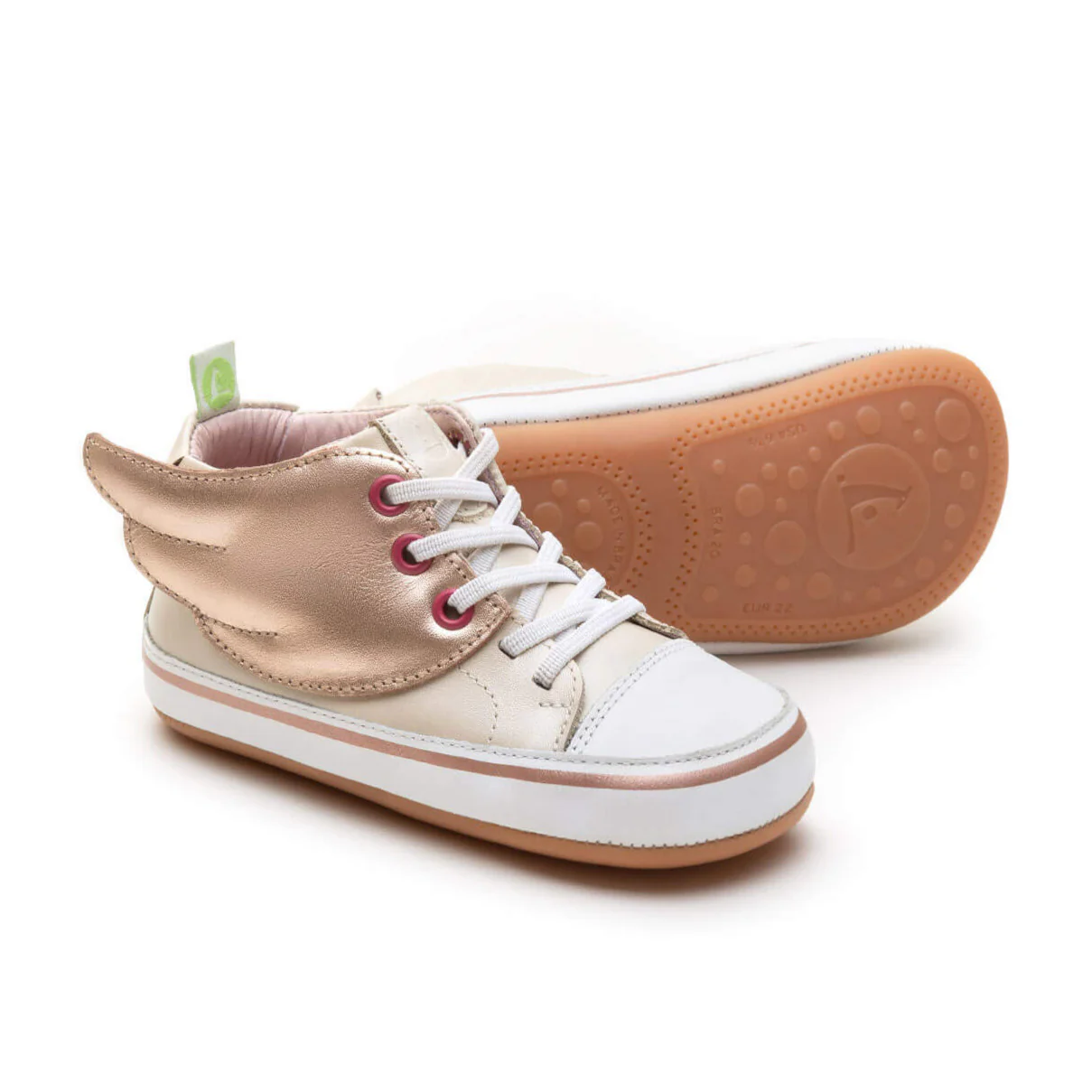 Tip Toey Joey Kids HYPPY FLY Sneakers – Antique White