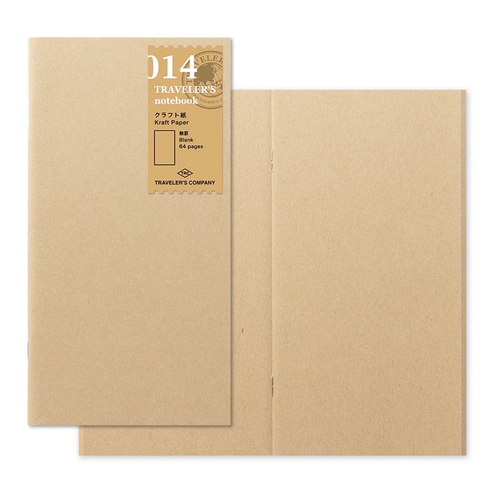 TRAVELER’S Company Notebook Refill 014 [Kraft Paper]