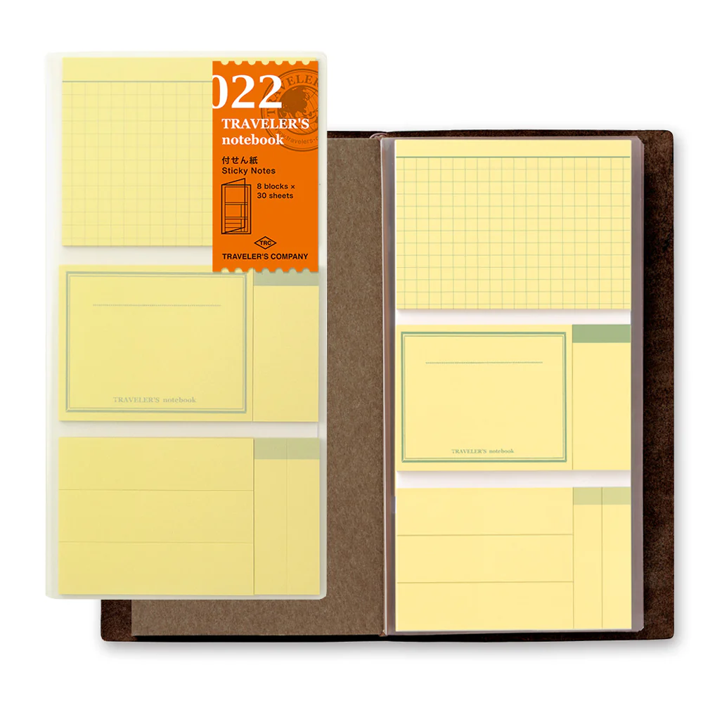 TRAVELER’S Company Notebook Refill 022 [Sticky Notes]