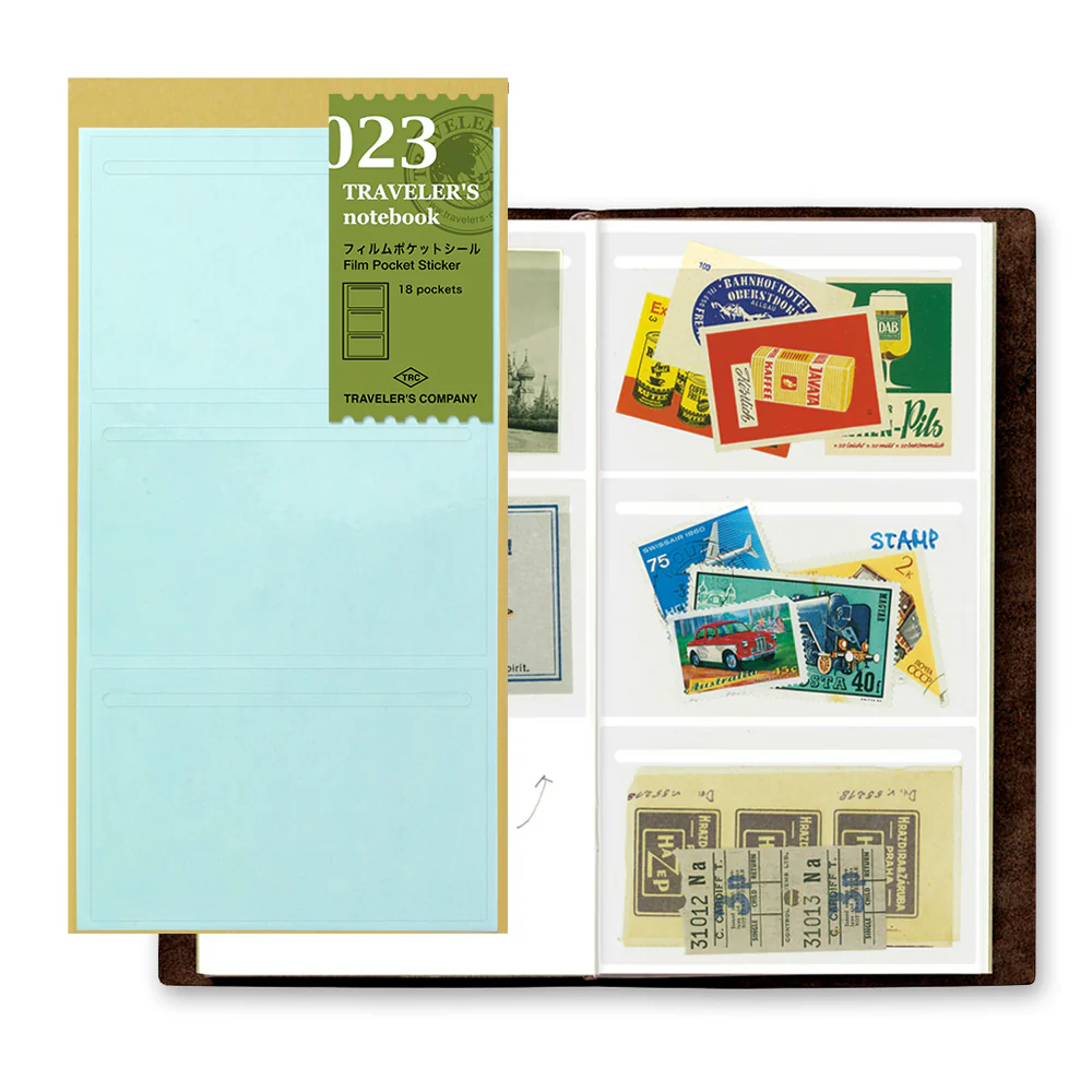 TRAVELER’S Company Notebook Refill 023 [Film Pocket Stickers]