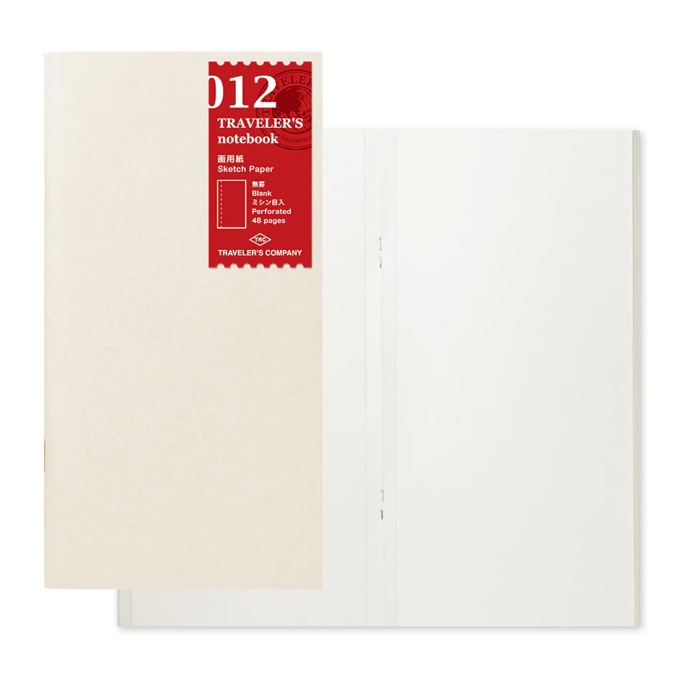 TRAVELER’S Company Notebook Refill 012 [Sketch Paper]