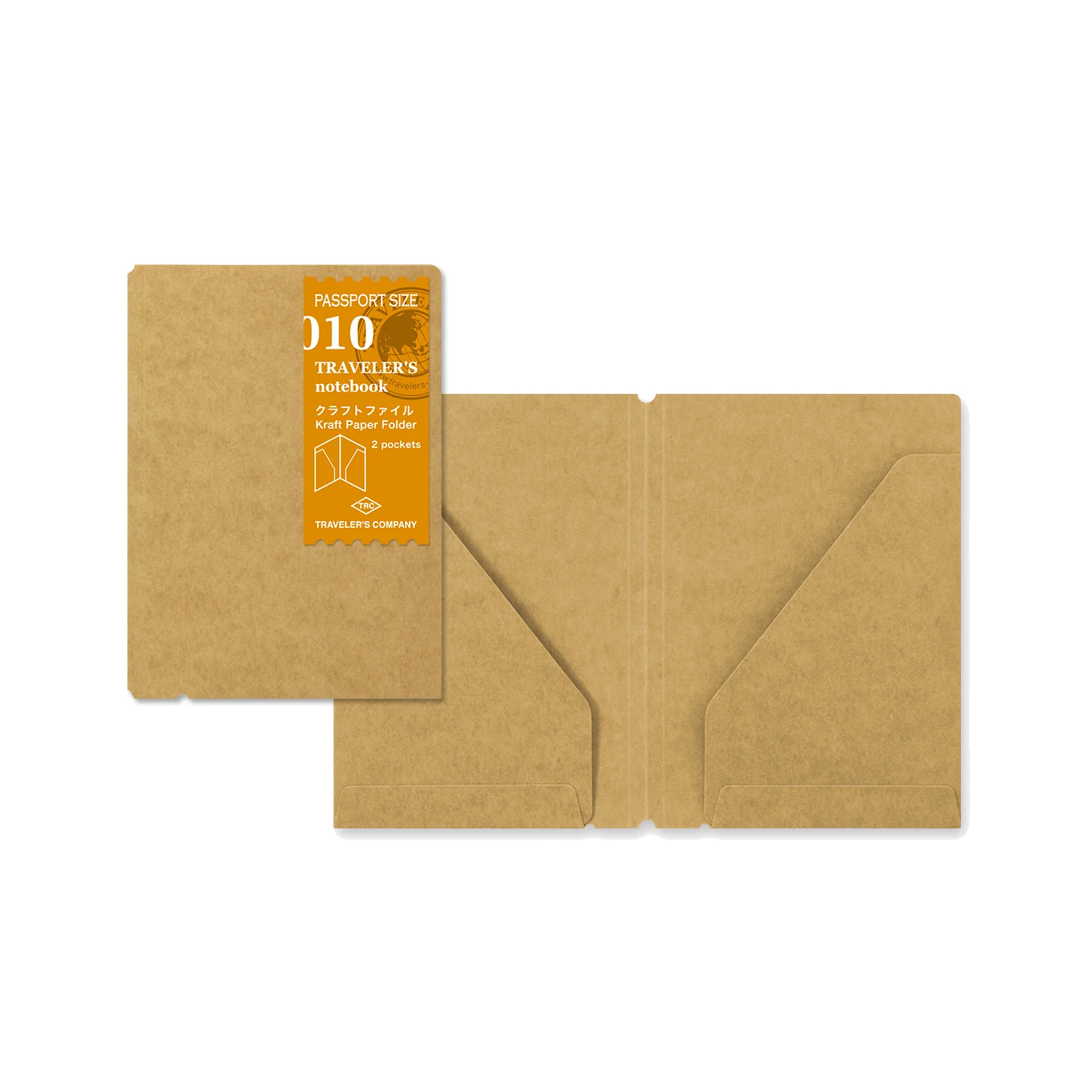 TRAVELER’S Company Passport Notebook Refill 010 [Kraft File]