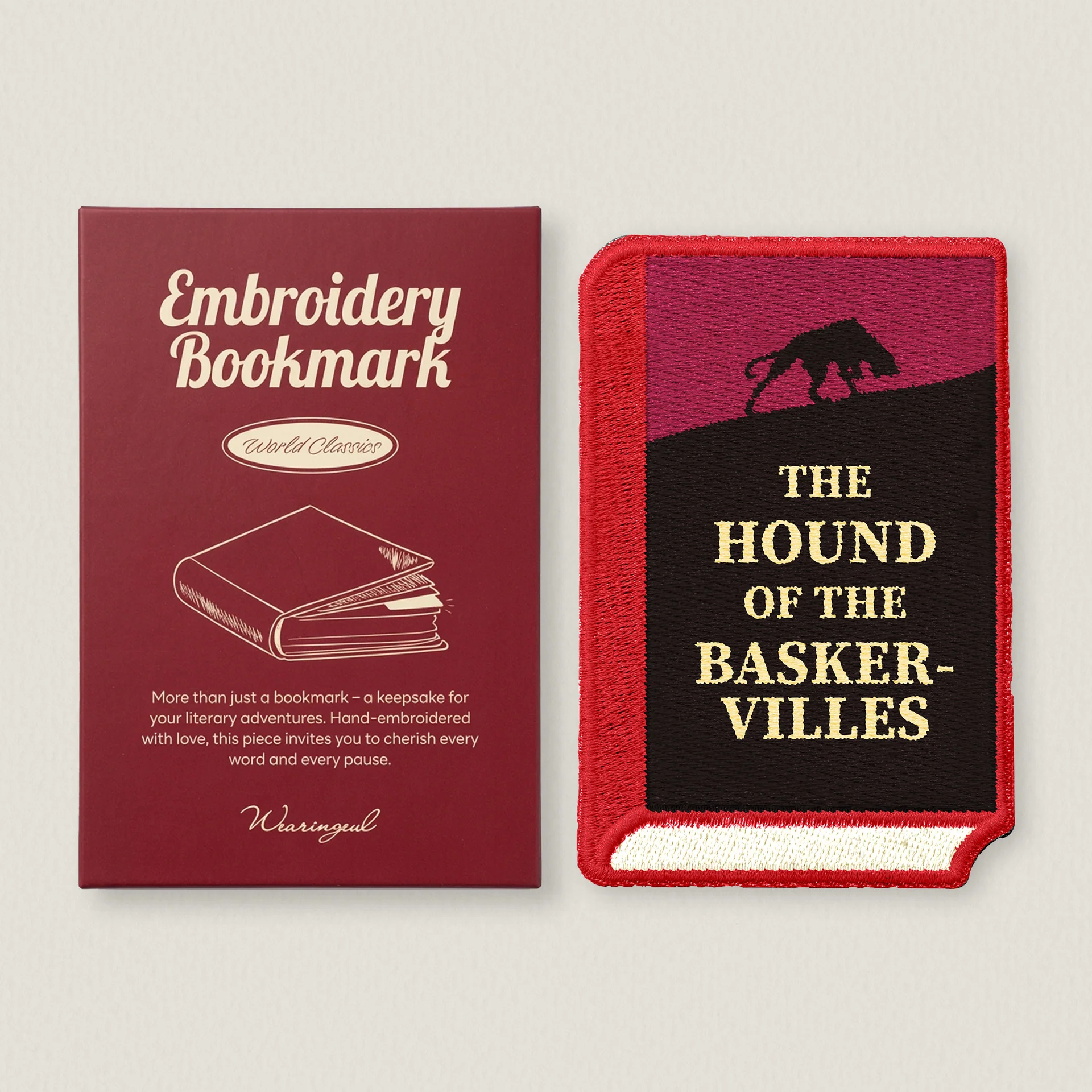 Wearingeul World Literature Embroidery Bookmark Set