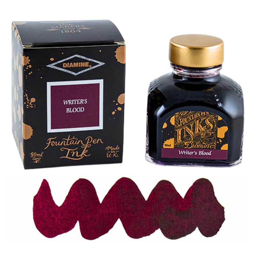 Diamine Ink Bottle 80ml — Red Colours