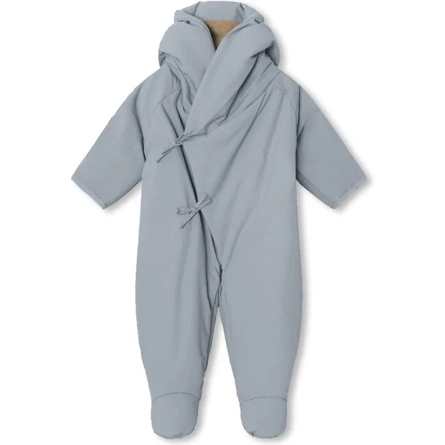 MINI A TURE Baby MATFIANNA Winter Pramsuit with Feet – Blue