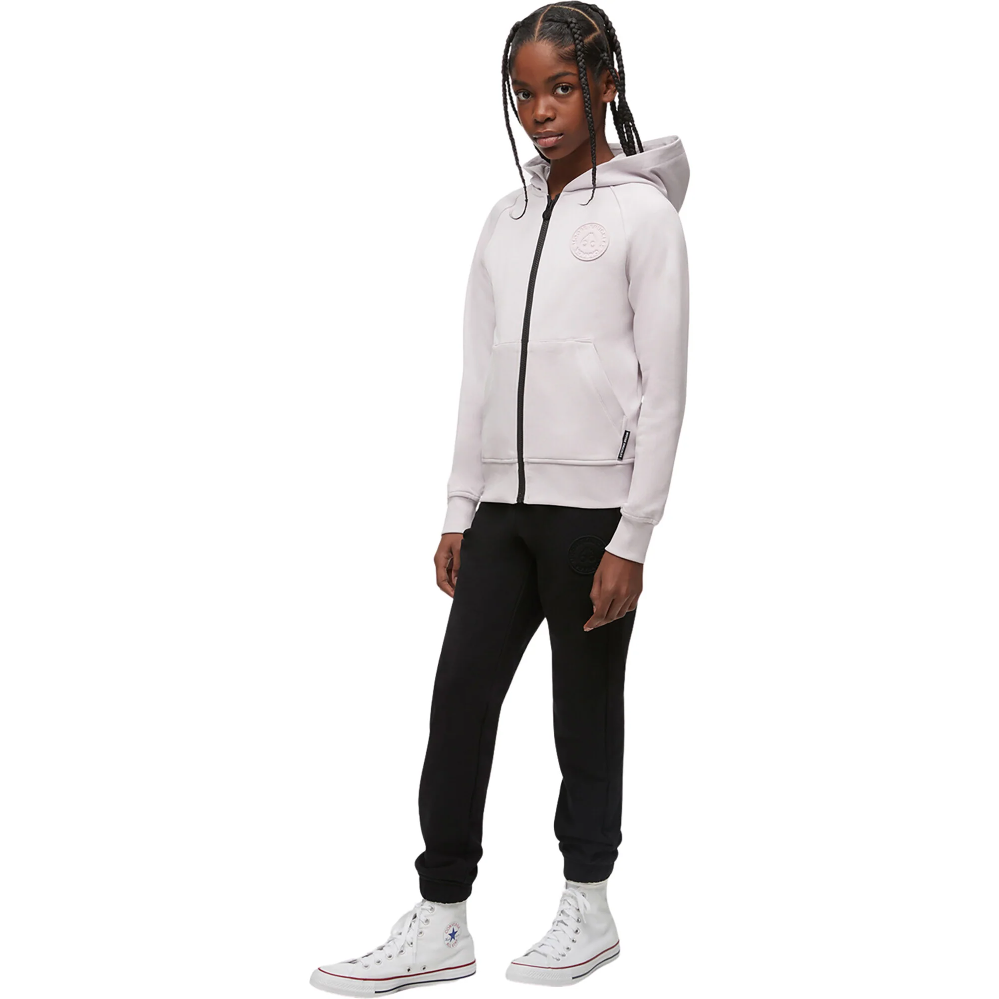 Moose Knuckles Kids Kennedy Zip Hoodie with Integrated Hood – Listy Purple
