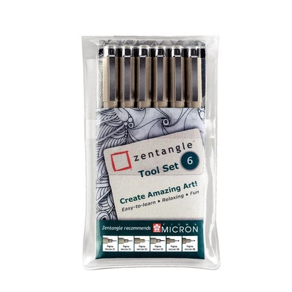 Sakura Zentangle Tool Set – 6 pieces